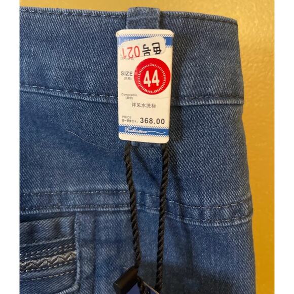 Wanfulaoren Men's Dress Flat Front Jeans Size 50 Waist (44 Asian) NWT - Picture 9 of 9